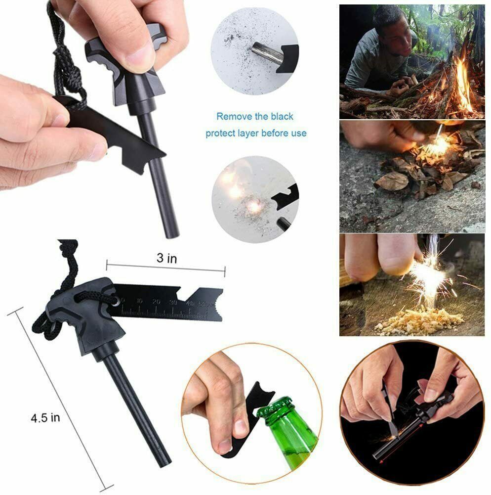 13-In-1 Outdoor Survival Kit in Tactical Gear Case Box
